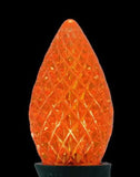 Orange C7 LED Christmas Light Bulb