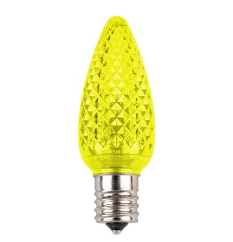 C7 SMD LED Bulbs - Yellow (Box of 25)
