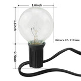 G40 Market Light Bulb Dimensions Size