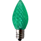 Green C7 LED Christmas Light Bulb Elite Holiday Decor