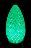 Green C9 LED Christmas Light Bulb