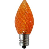 Orange C7 LED Christmas Light Bulb Elite Holiday Decor
