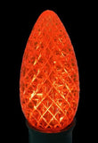 Orange C9 LED Christmas Light Bulb