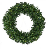 Oregon fir LED 5mm lit wreath warm white