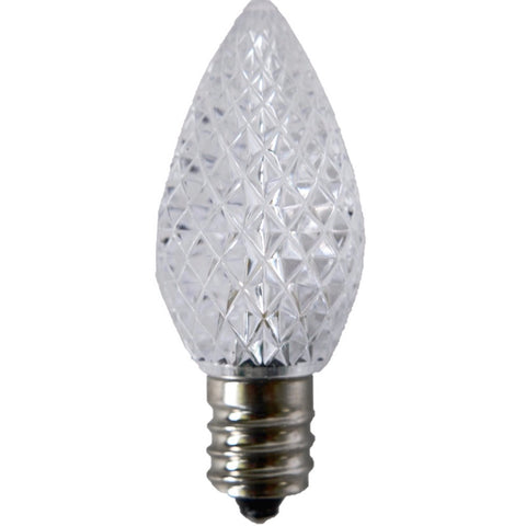 Pure White C7 LED Christmas Light Bulb Elite Holiday Decor