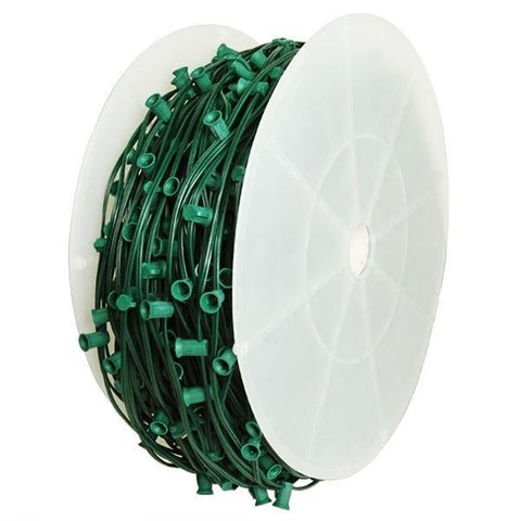 C7 Socket Spool 12 inch spacing / 1,000ft / green wire / SPT-1